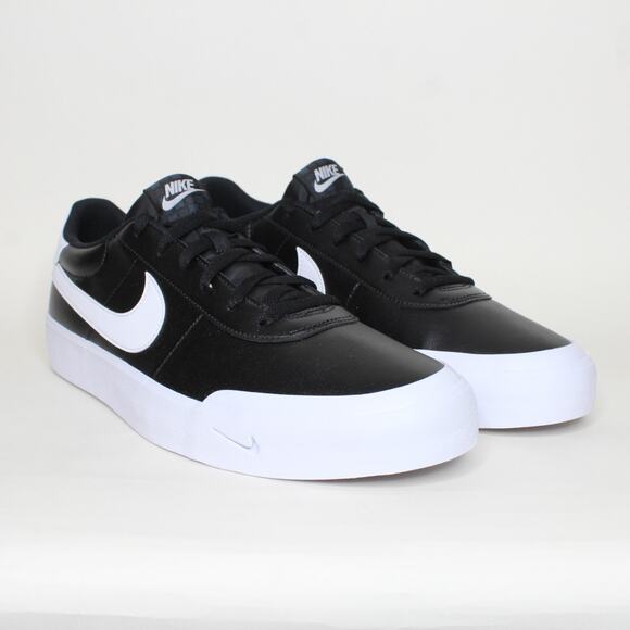 Nike Court Shot Sneakers Black/White FQ8146-002 Men's Shoes Size 13 New - Picture 1 of 9